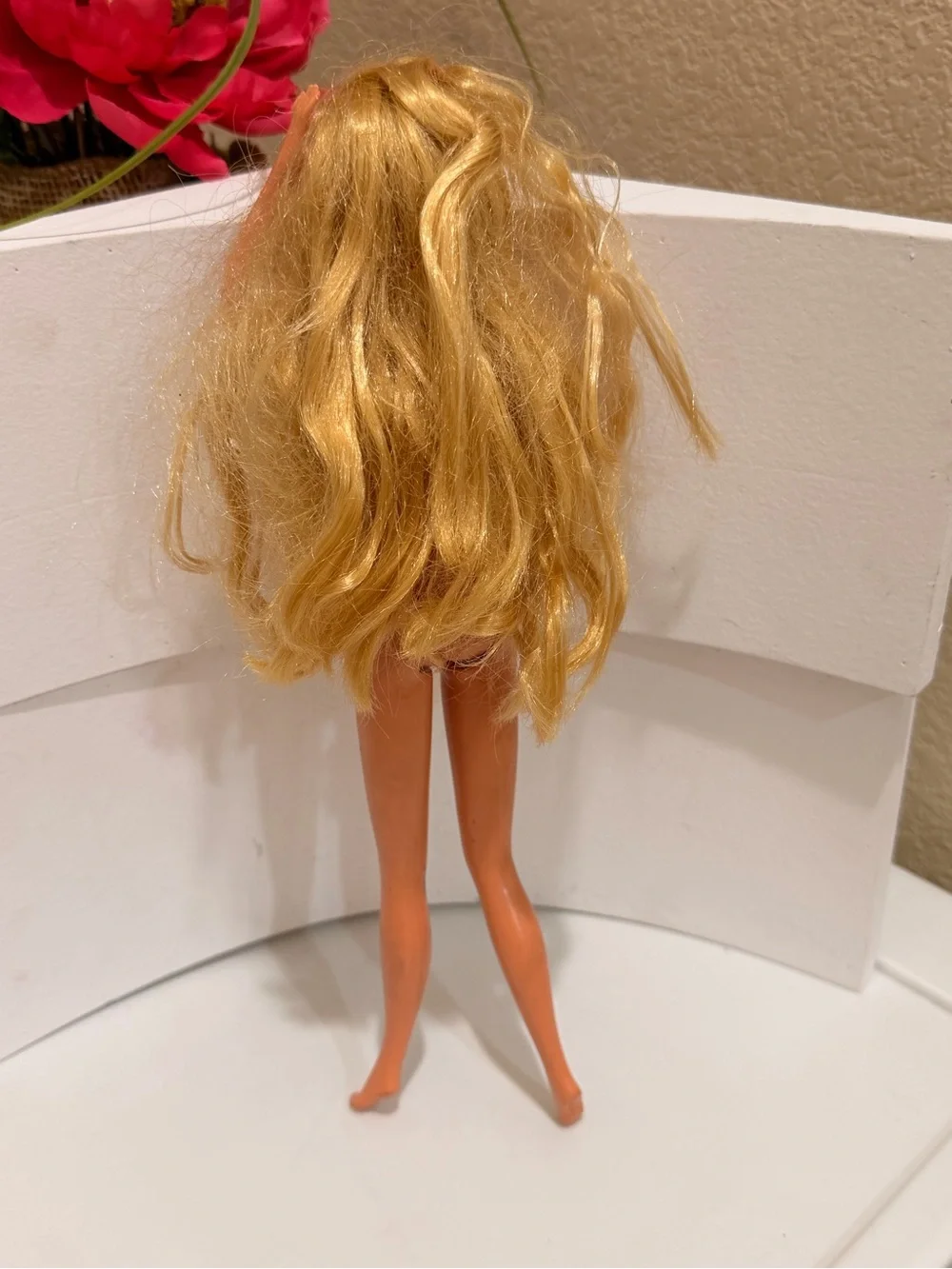 Mattel Blonde Fashion Doll with Pink Earrings